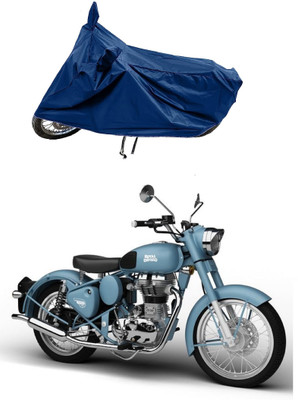 SPECTUS Two Wheeler Cover for Royal Enfield(Classic Squadron, Blue)