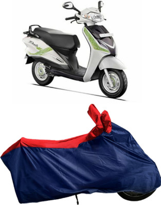 APNEK Waterproof Two Wheeler Cover for Hero(Moto Corp Duet, Blue, Red)