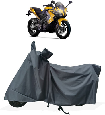 Tricway Two Wheeler Cover for Bajaj(Pulsar SS400, Grey)