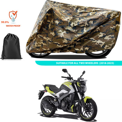 CODOKI Two Wheeler Cover for Bajaj(Dominar, Yellow)