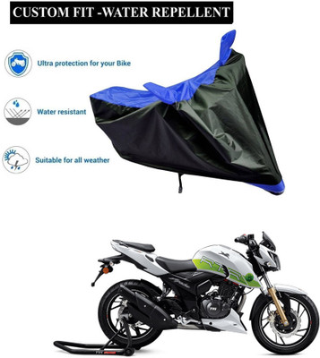 CODOKI Waterproof Two Wheeler Cover for TVS(Apache RTR 200 Fi E100, Blue)