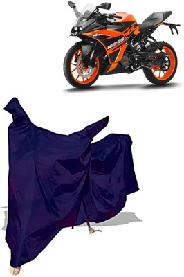 Amexride Two Wheeler Cover for KTM(RC 125 BS6, Blue)