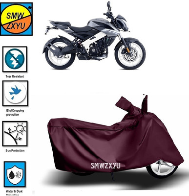 smwzxyu Waterproof Two Wheeler Cover for Bajaj(Pulsar NS200 BS6, Maroon)