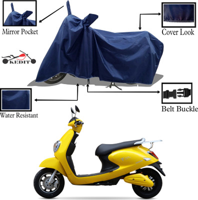 KEDIT Two Wheeler Cover for Suzuki(Blue)