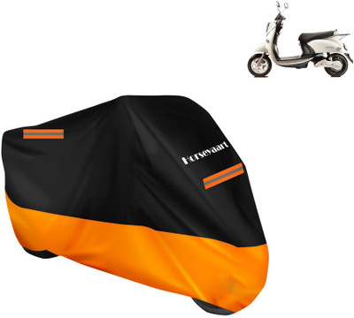 Horseyaart Waterproof Two Wheeler Cover for Evolet(Polo, Orange)