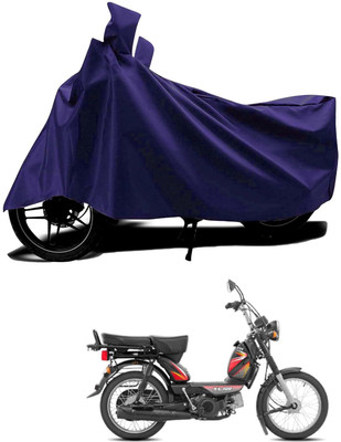 KEDIT Two Wheeler Cover for TVS(Heavy Duty, Blue)