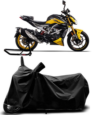 BbcMart Waterproof Two Wheeler Cover for TVS(Apache RTR 310 BS6, Black)