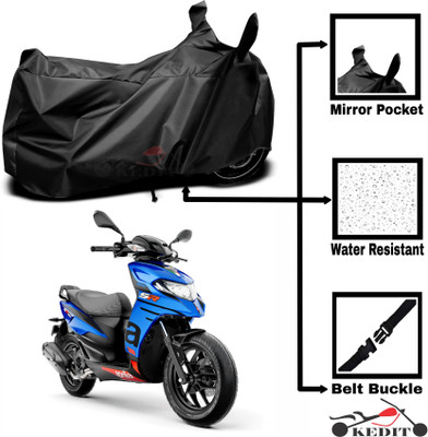 KEDIT Two Wheeler Cover for Aprilia(Black)