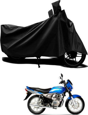 KEDIT Two Wheeler Cover for Bajaj(Wind 125, Black)