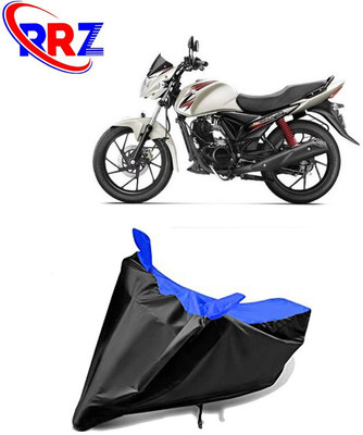 RRZ Waterproof Two Wheeler Cover for Suzuki(Sling Shot Plus, Black, Blue)