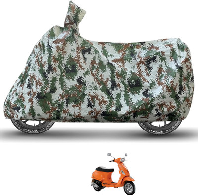 Caronix Waterproof Two Wheeler Cover for Vespa(Vespa SXL, Green)