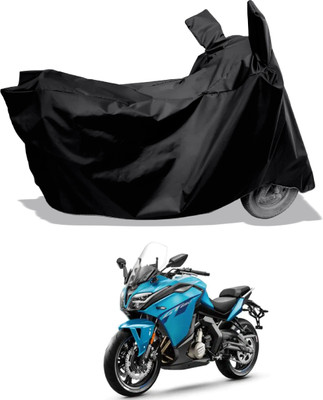 Amexride Two Wheeler Cover for CFMoto(650GT, Black)