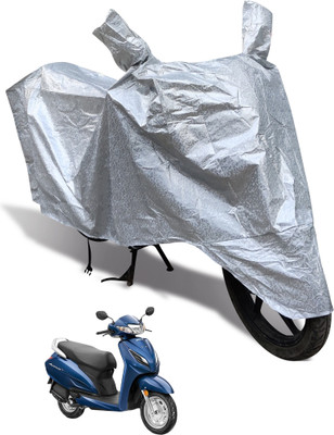 MOCKHE Waterproof Two Wheeler Cover for Honda(Activa 6G, Silver)