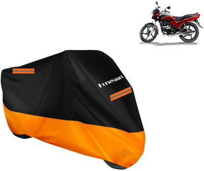 Horseyaart Waterproof Two Wheeler Cover for Hero(Passion Plus, Orange)