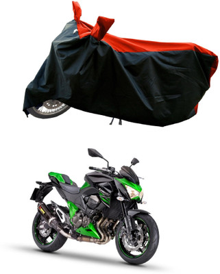 DeepShakshi AUTOMOTIVE Waterproof Two Wheeler Cover for Kawasaki(Z800, Red)