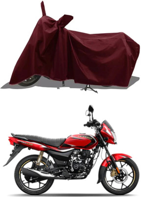 MMSSTAR Waterproof Two Wheeler Cover for Bajaj(Platina 110, Maroon)