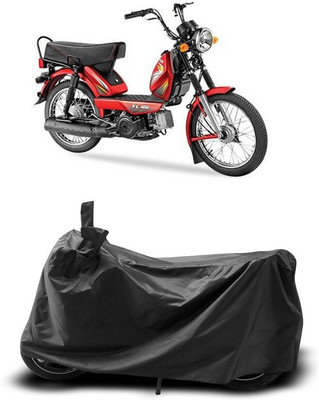 KEDIT Two Wheeler Cover for TVS(XL 100 Heavy Duty, Black)
