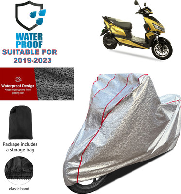 GOSHIV-car and bike accessories Waterproof Two Wheeler Cover for Okinawa(Silver)