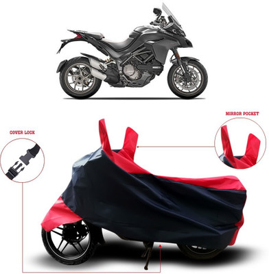APNEK Waterproof Two Wheeler Cover for Ducati(Multistrada, Black)