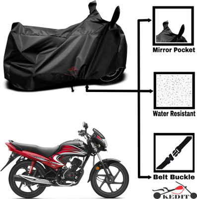 KEDIT Two Wheeler Cover for Universal For Bike(Black)