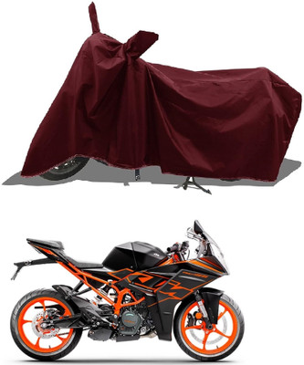 DeepShakshi AUTOMOTIVE Two Wheeler Cover for Bajaj(Pulsar SS400, Maroon)