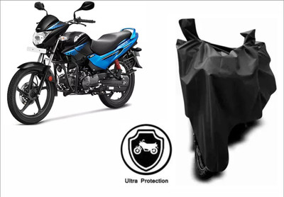 DeepShakshi AUTOMOTIVE Two Wheeler Cover for Hero(Glamour BS6, Black)
