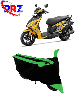 RRZ Waterproof Two Wheeler Cover for Hero(MotoCorp Maestro Edge 125, Black, Green)