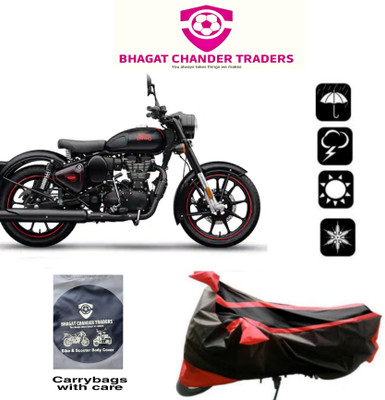 bhagat chand traders Waterproof Two Wheeler Cover for Royal Enfield(Classic 350, Multicolor)