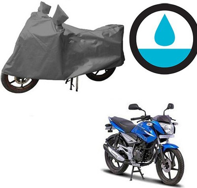 DeepShakshi AUTOMOTIVE Waterproof Two Wheeler Cover for Bajaj(XCD 125cc, Grey)
