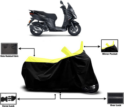 Amexride Two Wheeler Cover for Aprilia(SXR 160 BS6, Yellow)