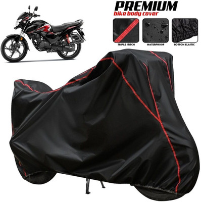 AutoGalaxy Two Wheeler Cover for Honda(SP125, Black, Red, Multicolor)