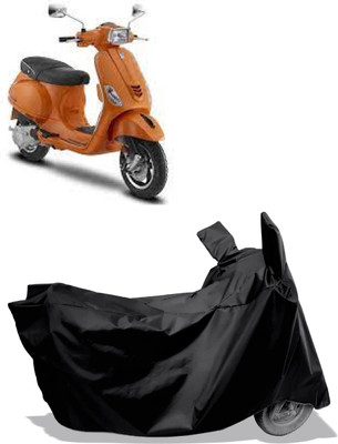 Amexride Two Wheeler Cover for Piaggio(Vespa SXL, Black)