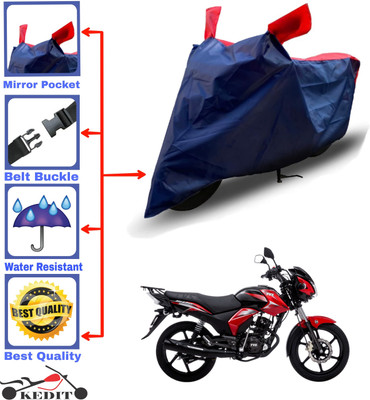 KEDIT Two Wheeler Cover for Universal For Bike(Max, Red, Blue)