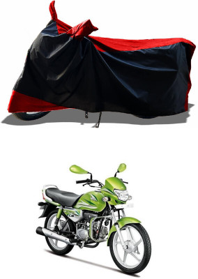 DeepShakshi AUTOMOTIVE Waterproof Two Wheeler Cover for Hero(HF Deluxe, Red)