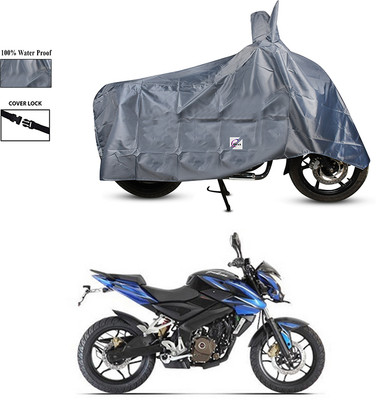 EGAL Waterproof Two Wheeler Cover for Bajaj(Pulsar 200NS FI, Grey)