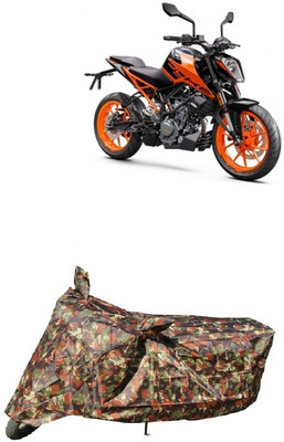 Anlopeproducts Waterproof Two Wheeler Cover for KTM(200 Duke, Red)