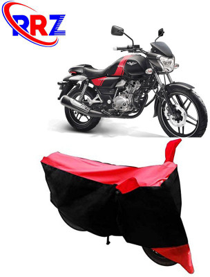 RRZ Waterproof Two Wheeler Cover for Bajaj(V 150, Black, Red)
