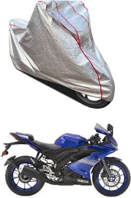 PAGORA Waterproof Two Wheeler Cover for Yamaha(YZF R15 V3 BS6, Silver)
