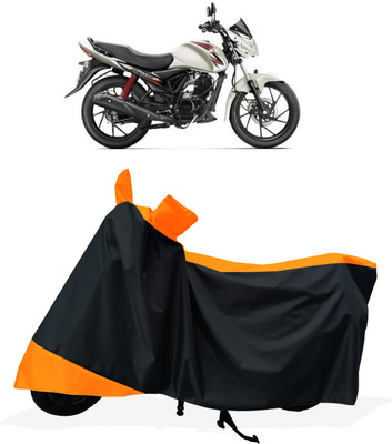 Tricway Two Wheeler Cover for Suzuki(Sling Shot Plus, Orange)