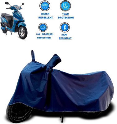 AASHTIK MART Two Wheeler Cover for Hero(Electric Optima, Blue)