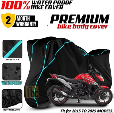 FBC Waterproof Two Wheeler Cover for Honda(Xblade, Black)