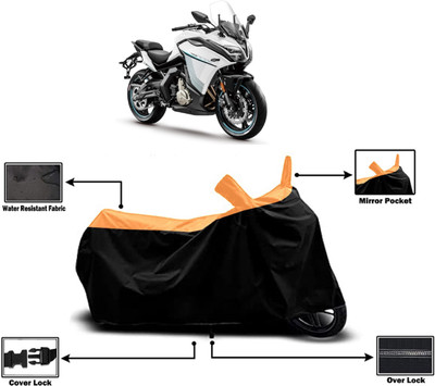 Amexride Two Wheeler Cover for BMW(400GT, Orange)