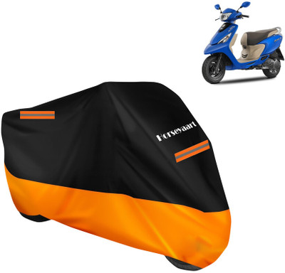 Horseyaart Waterproof Two Wheeler Cover for TVS(Zest 110 BS6, Orange)