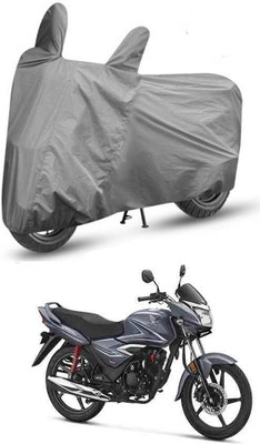 Mdstar Waterproof Two Wheeler Cover for Honda(Shine, Grey)