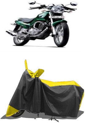 SUGASHRI Waterproof Two Wheeler Cover for TVS(Fiero FX, Yellow, Black)