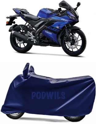 PODWILS Two Wheeler Cover for Yamaha(R15 V3, Blue)
