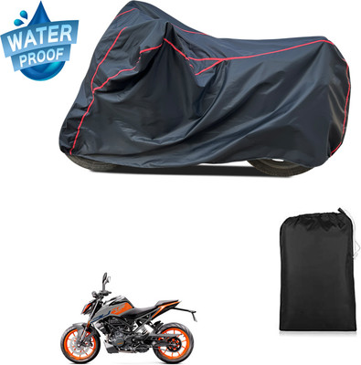 CODOKI Waterproof Two Wheeler Cover for KTM(200 Duke BS6, Black)