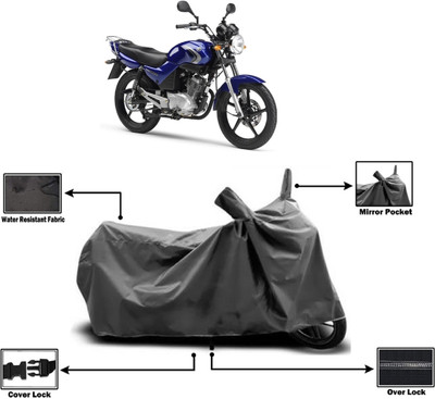 Amexride Two Wheeler Cover for Yamaha(YBR 125, Grey)