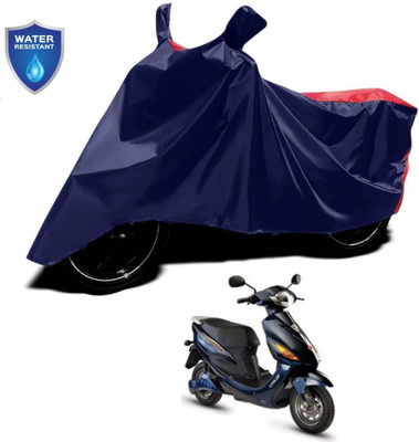 JSJINSIL Waterproof Two Wheeler Cover for Hero(Electric Cruz, Red, Blue)