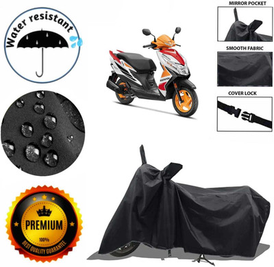AIKOZIYA Two Wheeler Cover for Honda(Dio, Black)